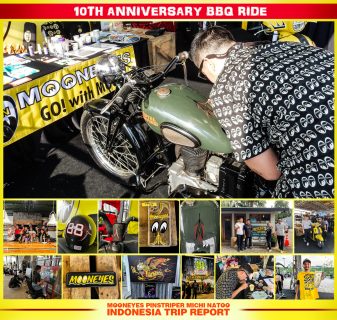 MOONEYES PINSTRIPER MICHI NATQQ INDONESIA TRIP REPORT