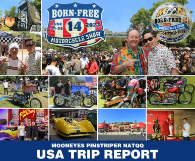 MOONEYES PINSTRIPER MICHI NATQQ's USA Trip Report