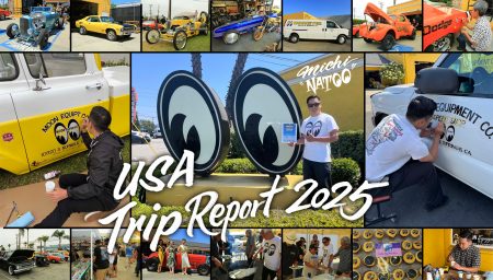 MOONEYES Pinstriper Michi "NATQQ" USA Trip Report
